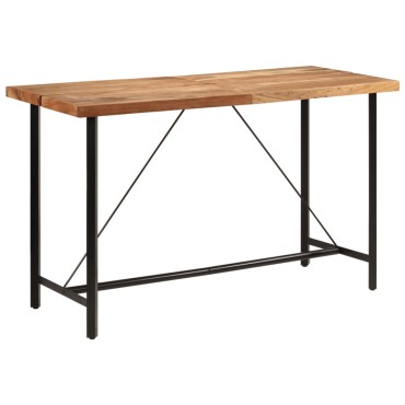 vidaXL Τραπέζι Μπαρ 180x70x107cm από Μασίφ Ξύλο Ακακίας & Σίδηρο 1 τεμ.
