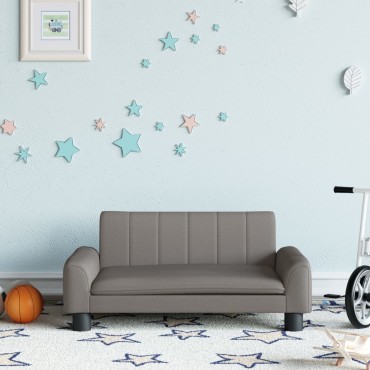 vidaXL Καναπές Παιδικός Taupe 70x45x30cm από Ύφασμα 1 τεμ.