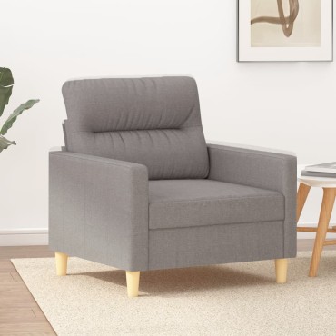vidaXL Πολυθρόνα Taupe Υφασμάτινη 78x77x80cm 1 τεμ. Γωνιακός