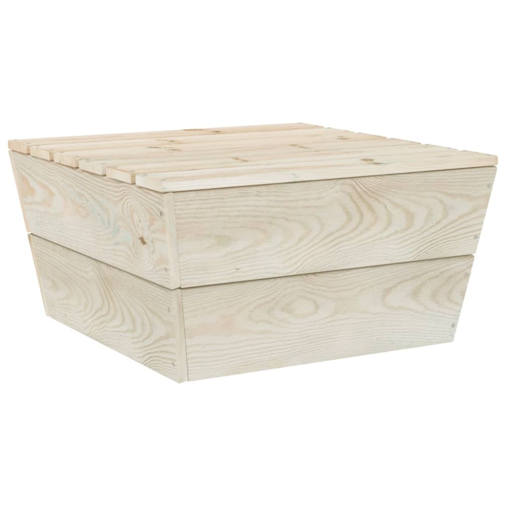 vidaXL Τραπέζι Κήπου 60x60x30cm από Εμποτισμένο Ξύλο Ερυθρελάτης