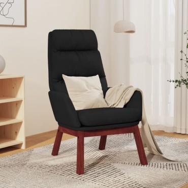 vidaXL Πολυθρόνα Relax Μαύρη Υφασμάτινη 70x77x98cm 1 τεμ.
