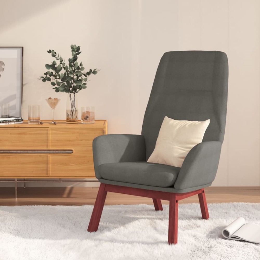 vidaXL Πολυθρόνα Relax Ανοιχτό Γκρι Υφασμάτινη 70x77x94cm 1 τεμ.