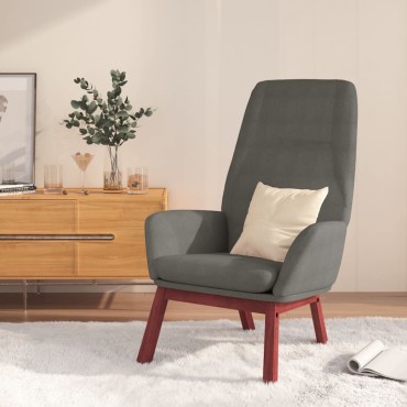 vidaXL Πολυθρόνα Relax Ανοιχτό Γκρι Υφασμάτινη 70x77x94cm 1 τεμ.