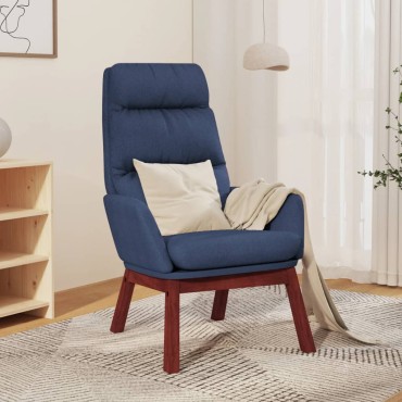 vidaXL Πολυθρόνα Relax Μπλε Υφασμάτινη 70x77x98cm 1 τεμ.