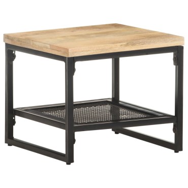vidaXL Τραπεζάκι Βοηθητικό 40x40x35cm Μασίφ Ξύλο Μάνγκο 1 τεμ.
