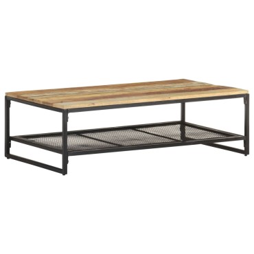 vidaXL Τραπεζάκι Σαλονιού 110x60x35cm Μασίφ Ανακυκλωμένο Ξύλο 1 τεμ.