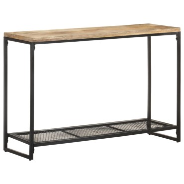 vidaXL Τραπέζι Κονσόλα 110x35x75cm από Μασίφ Ξύλο Μάνγκο 1 τεμ.