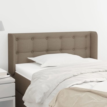vidaXL Κεφαλάρι με Πτερύγια Taupe 83x16x78/88cm Υφασμάτινο 1 τεμ.