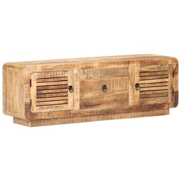 vidaXL Έπιπλο Τηλεόρασης 120x30x40cm από Ακατέργαστο Ξύλο Μάνγκο