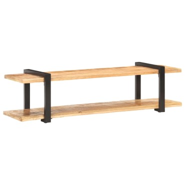 vidaXL Έπιπλο Τηλεόρασης 160x40x40cm Μασίφ Ακατέργαστο Ξύλο Μάνγκο