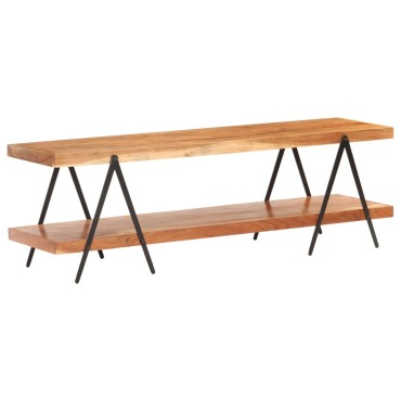 vidaXL Έπιπλο Τηλεόρασης 160x40x50cm από Μασίφ Ξύλο Ακακίας