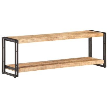 vidaXL Έπιπλο Τηλεόρασης 120x30x40cm από Ακατέργαστο Ξύλο Μάνγκο