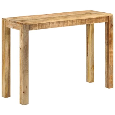 vidaXL Κονσόλα Τραπέζι 110x35x76cm από Ακατέργαστο Ξύλο Μάνγκο 1 τεμ.