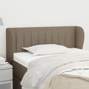 vidaXL Κεφαλάρι με Πτερύγια Taupe 93x23x78/88cm Υφασμάτινο 1 τεμ.