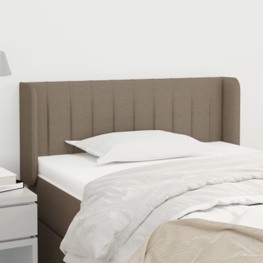 vidaXL Κεφαλάρι με Πτερύγια Taupe 103x16x78/88cm Υφασμάτινο 1 τεμ.