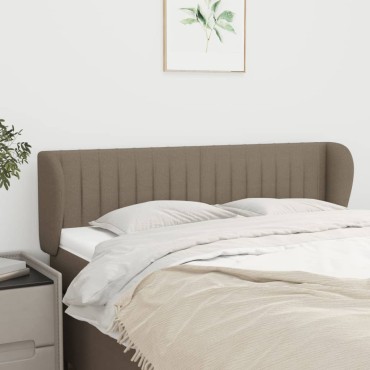 vidaXL Κεφαλάρι με Πτερύγια Taupe 147x23x78/88cm Υφασμάτινο 1 τεμ.
