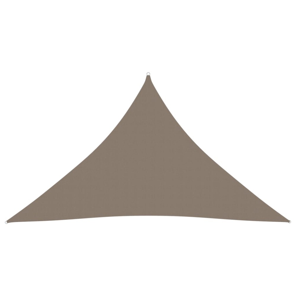 vidaXL Πανί Σκίασης Τρίγωνο Taupe 5 x 5 x 6 μ. από Ύφασμα Oxford