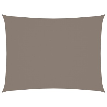 vidaXL Πανί Σκίασης Ορθογώνιο Taupe 6 x 7 μ. από Ύφασμα Oxford