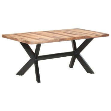 vidaXL Τραπεζαρία 180x90x75cm Μασίφ Ξύλο & Μελί Φινίρισμα 1 τεμ.