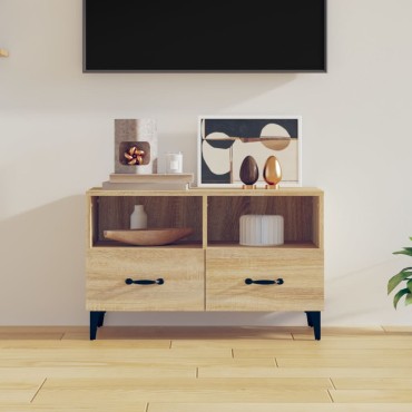 vidaXL Έπιπλο Τηλεόρασης Sonoma Δρυς 80x36x50cm Επεξεργασμένο Ξύλο