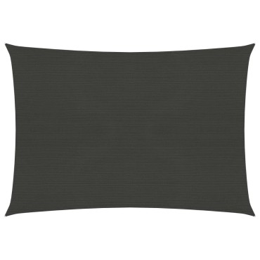 vidaXL Πανί Σκίασης Ανθρακί 3,5 x 4,5 μ. από HDPE 160 γρ./μ²