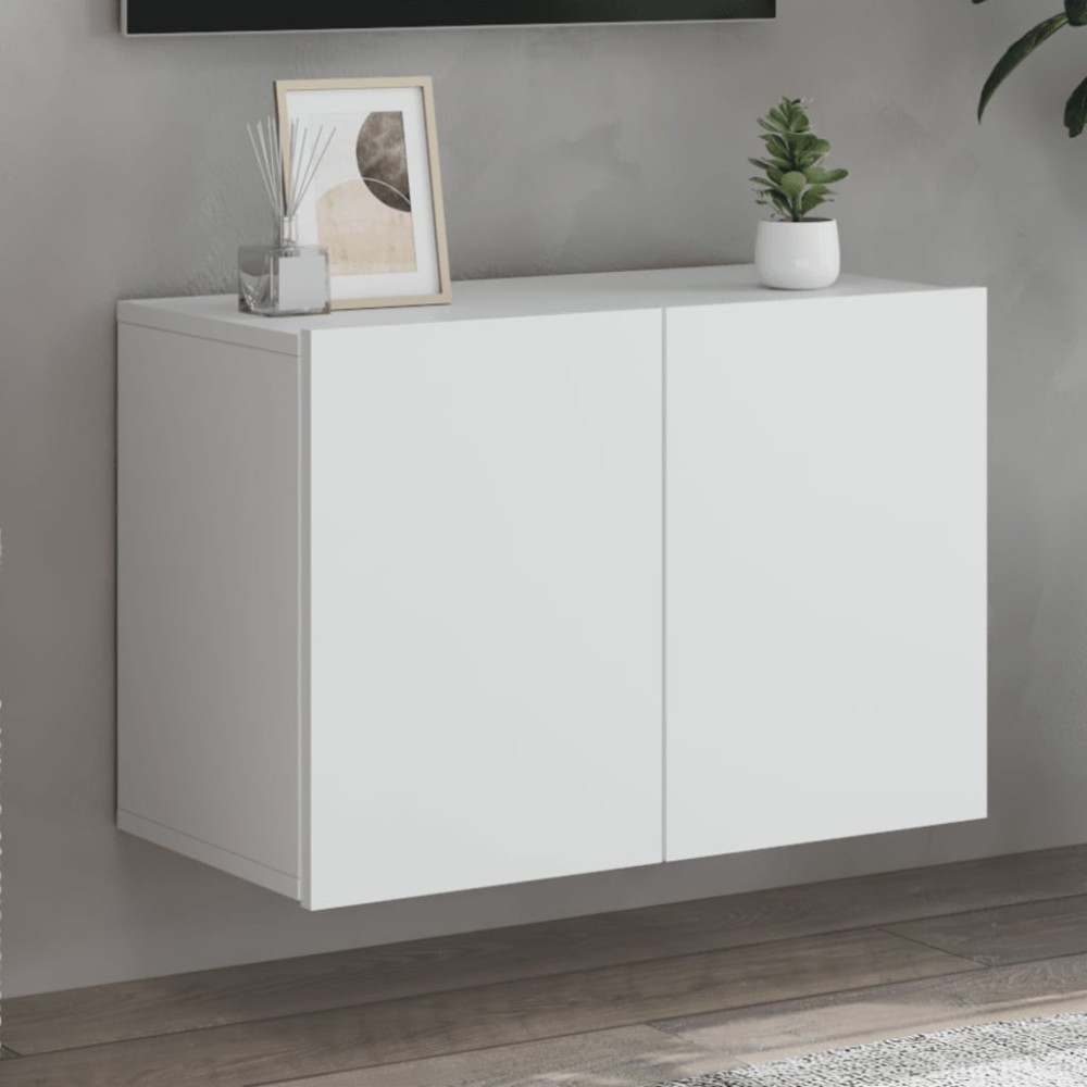 vidaXL Έπιπλο Τοίχου Τηλεόρασης Λευκό 60x30x41cm