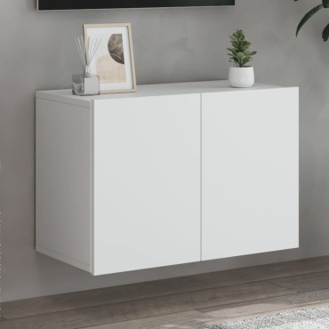 vidaXL Έπιπλο Τοίχου Τηλεόρασης Λευκό 60x30x41cm
