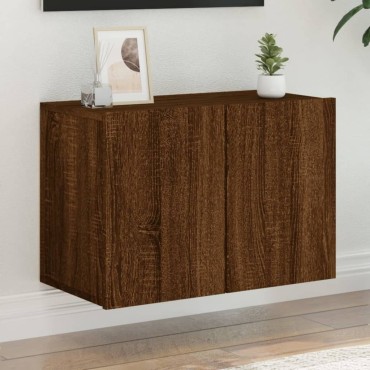 vidaXL Ντουλάπι Τοίχου Τηλεόρασης Καφέ Δρυς 60x30x41cm