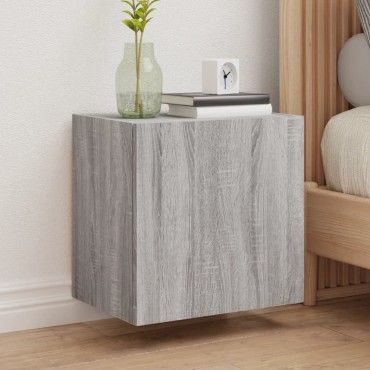 vidaXL Έπιπλο Τοίχου Τηλεόρασης Γκρι Sonoma 40,5x30x40cm Επεξ. Ξύλο