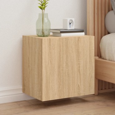 vidaXL Έπιπλο Τοίχου Τηλεόρασης Sonoma Δρυς 40,5x30x40cm Επεξ. Ξύλο