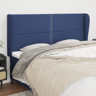 vidaXL Κεφαλάρι με Πτερύγια Μπλε 183x23x118/128cm Υφασμάτινο 1 τεμ.
