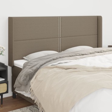 vidaXL Κεφαλάρι με Πτερύγια Taupe 163x16x118/128cm Υφασμάτινο 1 τεμ.