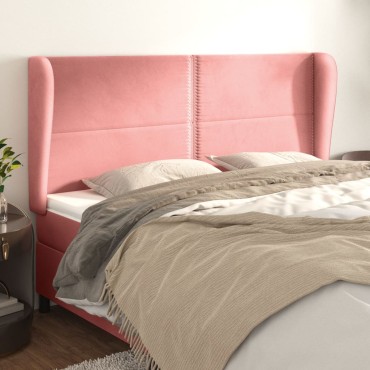 vidaXL Κεφαλάρι με Πτερύγια Μαύρο203x23x118/128cm Υφασμάτινο 1 τεμ.
