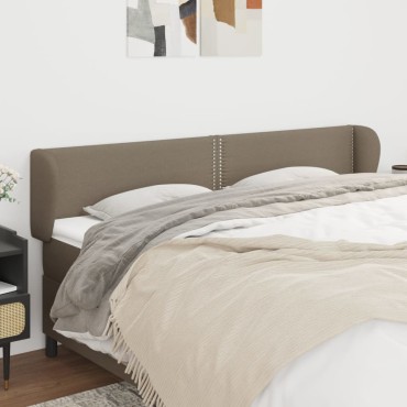 vidaXL Κεφαλάρι με Πτερύγια Taupe 163x23x78/88cm Υφασμάτινο 1 τεμ.
