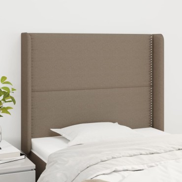 vidaXL Κεφαλάρι με Πτερύγια Taupe 83x16x118/128cm Υφασμάτινο 1 τεμ.