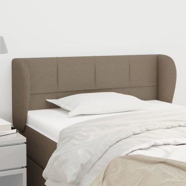 vidaXL Κεφαλάρι με Πτερύγια Taupe 83x23x78/88cm Υφασμάτινο 1 τεμ.