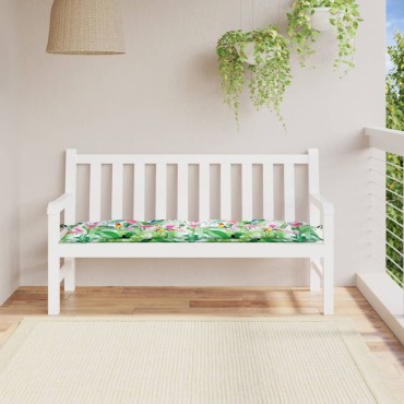 vidaXL Μαξιλάρι Πάγκου Κήπου Πολύχρωμο 150x50x7cm Ύφασμα Oxford