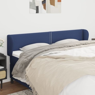 vidaXL Κεφαλάρι με Πτερύγια Μπλε 163x23x78/88cm Υφασμάτινο 1 τεμ.