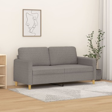 vidaXL Καναπές Διθέσιος Taupe Υφασμάτινος 158x77x80cm 1 τεμ.