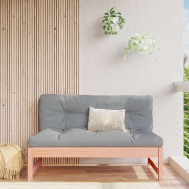 vidaXL Καναπές Κήπου Μεσαίος 120x80cm από Μασίφ Ξύλο Ψευδοτσούγκας 1 τεμ. Γωνιακός
