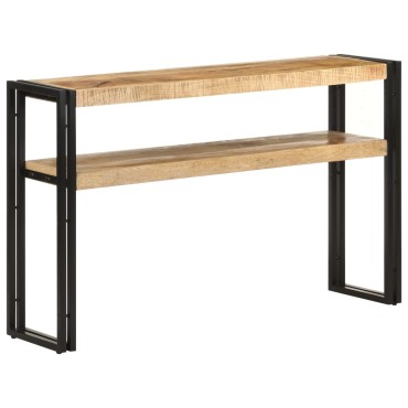 vidaXL Τραπέζι Κονσόλα 120x30x75cm από Ακατέργαστο Ξύλο Μάνγκο 1 τεμ.