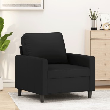vidaXL Πολυθρόνα Μαύρη Βελούδινη 78x77x80cm 1 τεμ. Γωνιακός