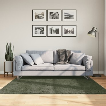 vidaXL Χαλί HUARTE με Κοντό Πέλος Μαλακό/ Πλενόμενο 160x160cm