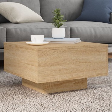 vidaXL Τραπεζάκι Σαλονιού Sonoma Δρυς 55x55x31cm Επεξεργασμένο Ξύλο 1 τεμ.