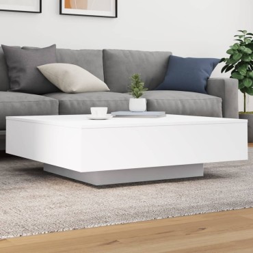 vidaXL Τραπεζάκι Σαλονιού Λευκό 100x100x31cm από Επεξεργασμένο Ξύλο 1 τεμ.