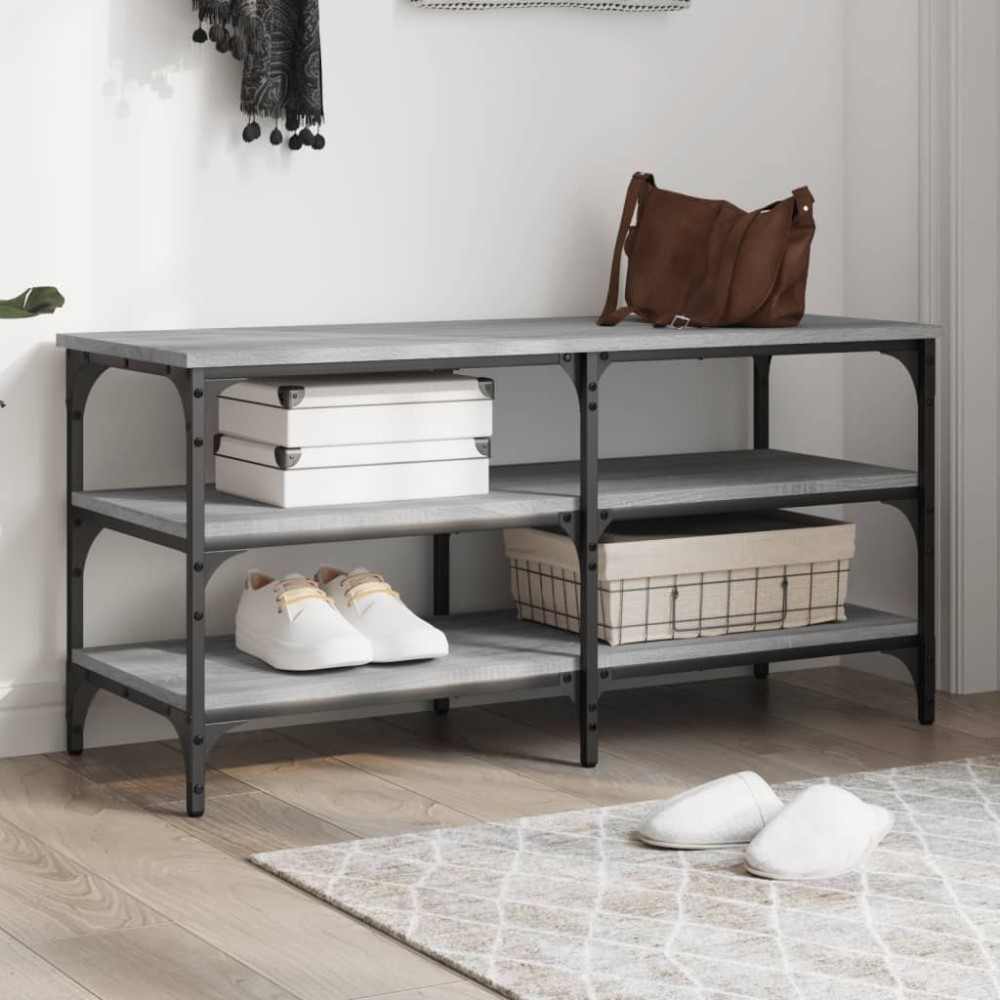 vidaXL Παπουτσοθήκη Γκρι Sonoma 100x38,5x49cm από Επεξεργασμένο Ξύλο 1 τεμ. vidaXL Παπουτσοθήκη Γκρι Sonoma 100x38,5x49cm από Επεξεργασμένο Ξύλο 1 τεμ.