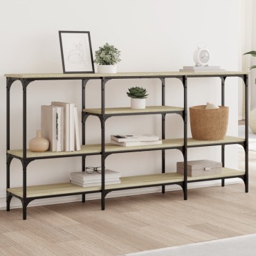 vidaXL Τραπέζι Κονσόλα Sonoma Δρυς 160x29x80cm Επεξεργασμένο Ξύλο 1 τεμ.