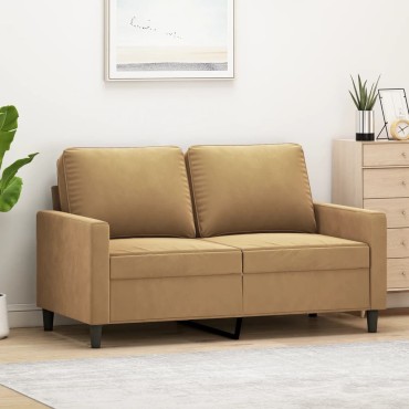 vidaXL Καναπές Διθέσιος Βελούδινος 138x77x80cm 1 τεμ.