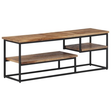 vidaXL Έπιπλο Τηλεόρασης 110x30x39cm από Μασίφ Ανακυκλωμένο Teak