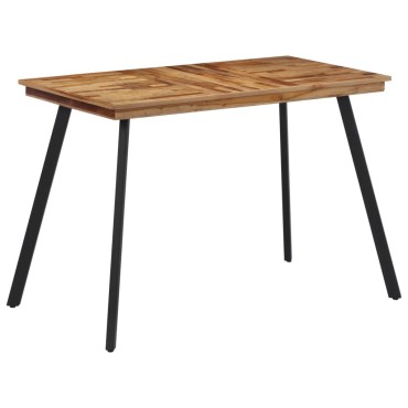 vidaXL Τραπεζαρία 120x62x76cm από Μασίφ Ξύλο Teak 1 τεμ.